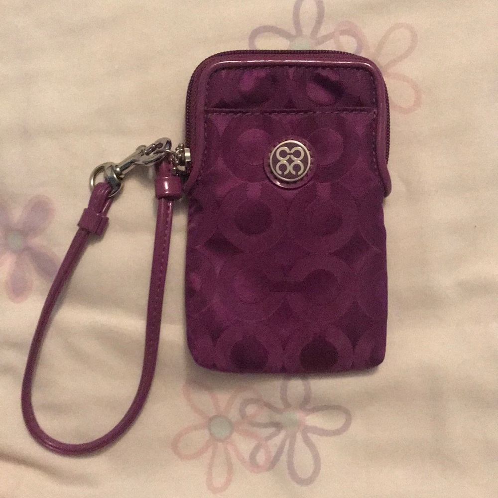 VINTAGE coach wristlet